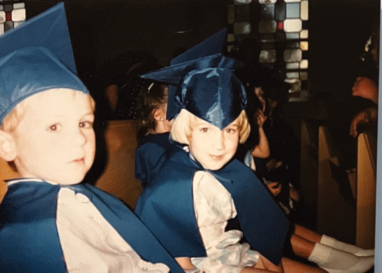 Ashley - pre school graduation May 1992