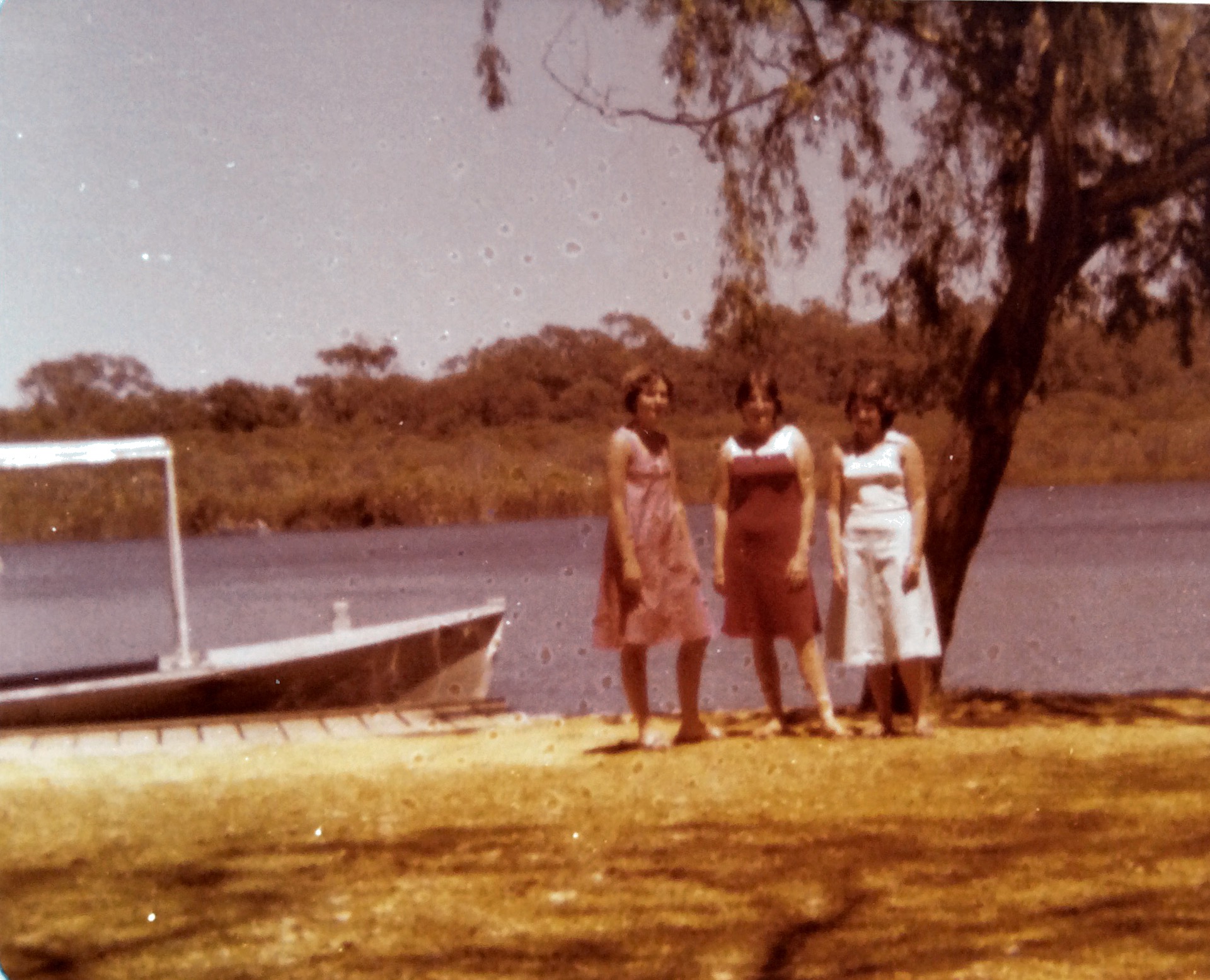 BOXIN DAY  1976 - IN 40 C -  YANCHEP NATIONAL PARK, PERTH - ILONA AND FRIENDS ....