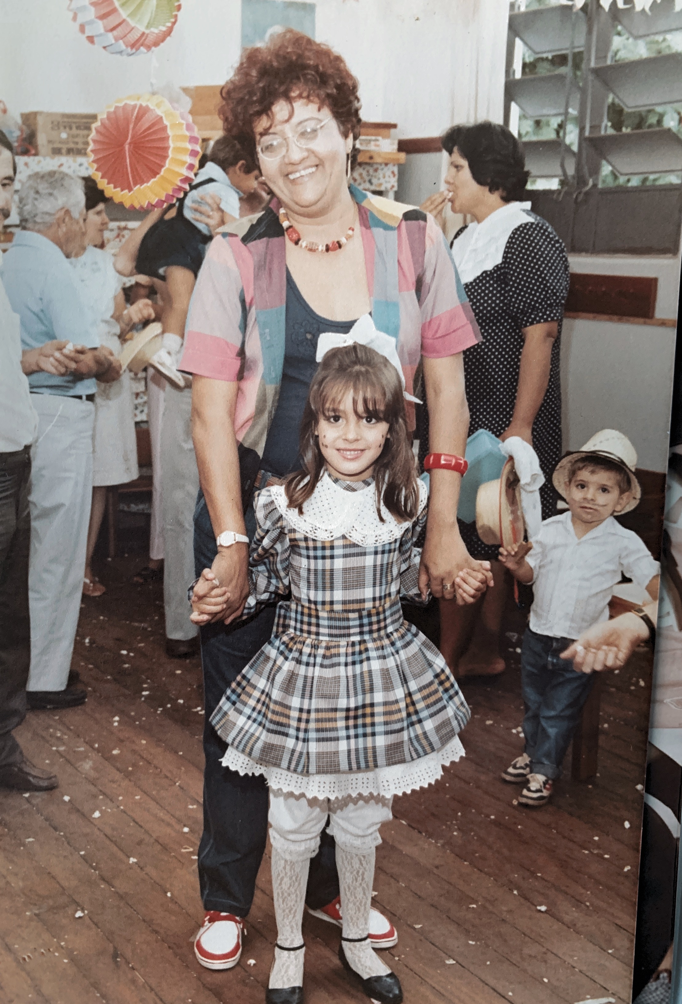 Festa junina pré escola 1974