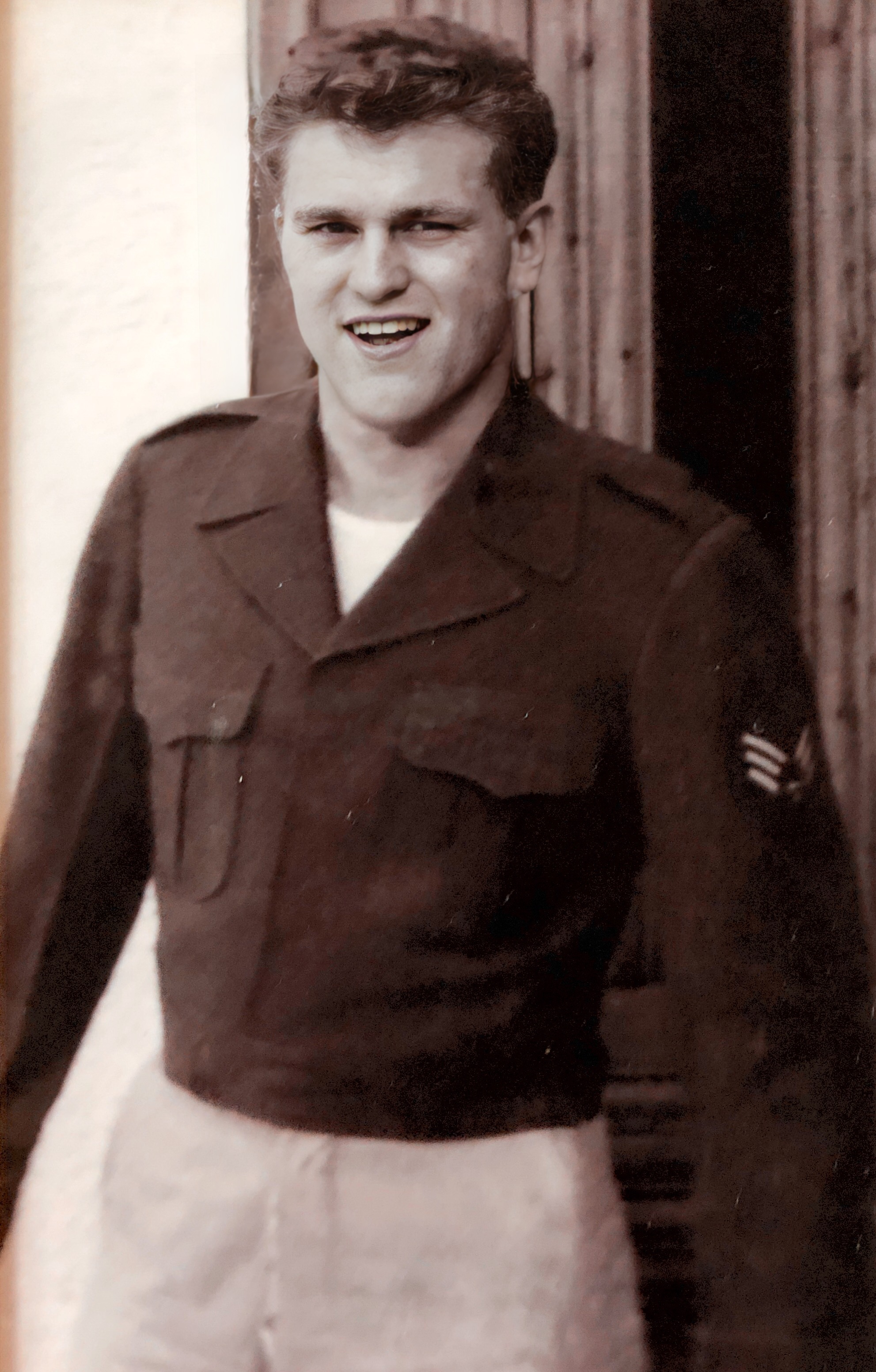 Jack Kelbley in Air Force for 3 1/2 years in Germany in ~1950s…