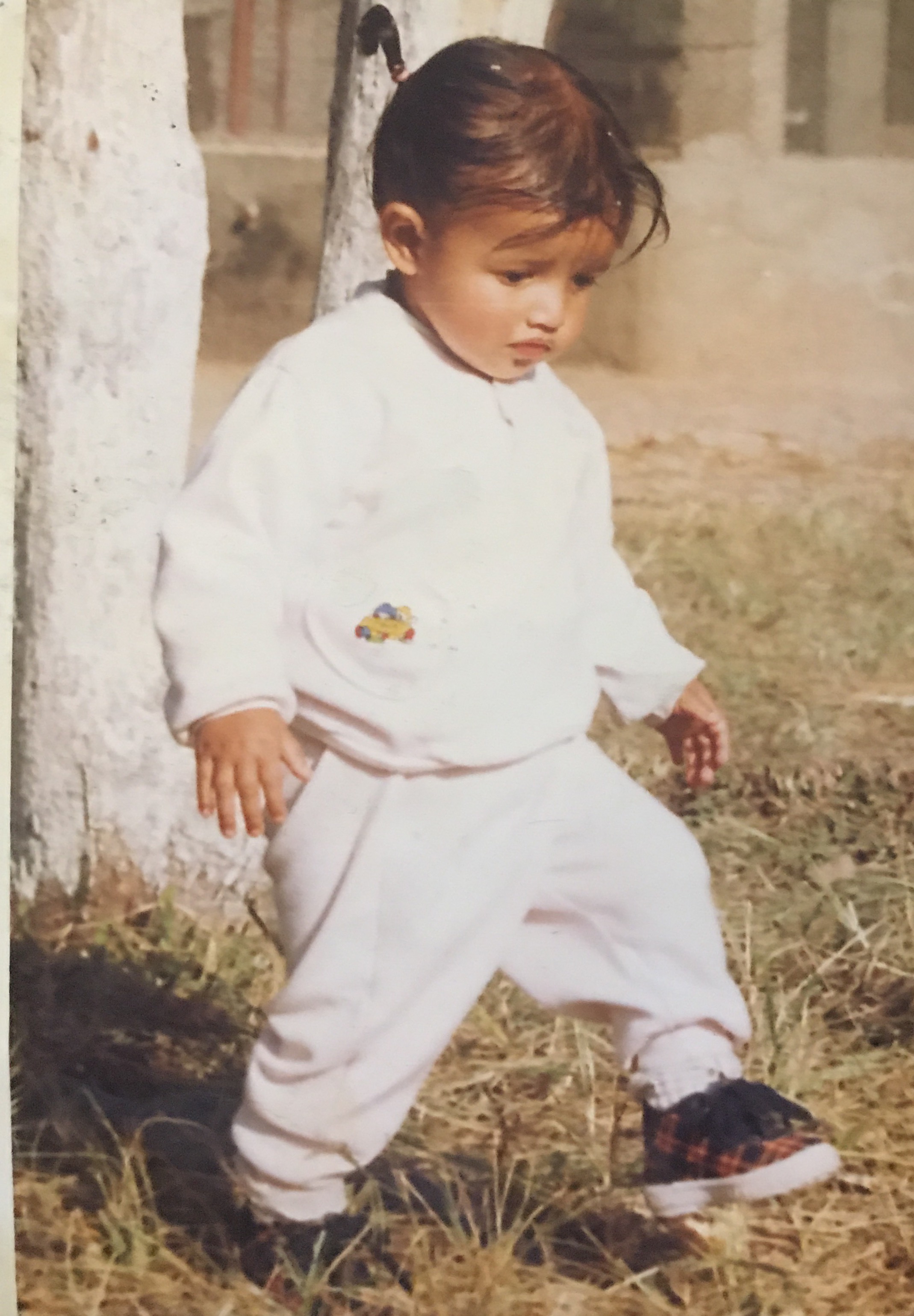 Priya at her second year - 1992 in Kathmandu 