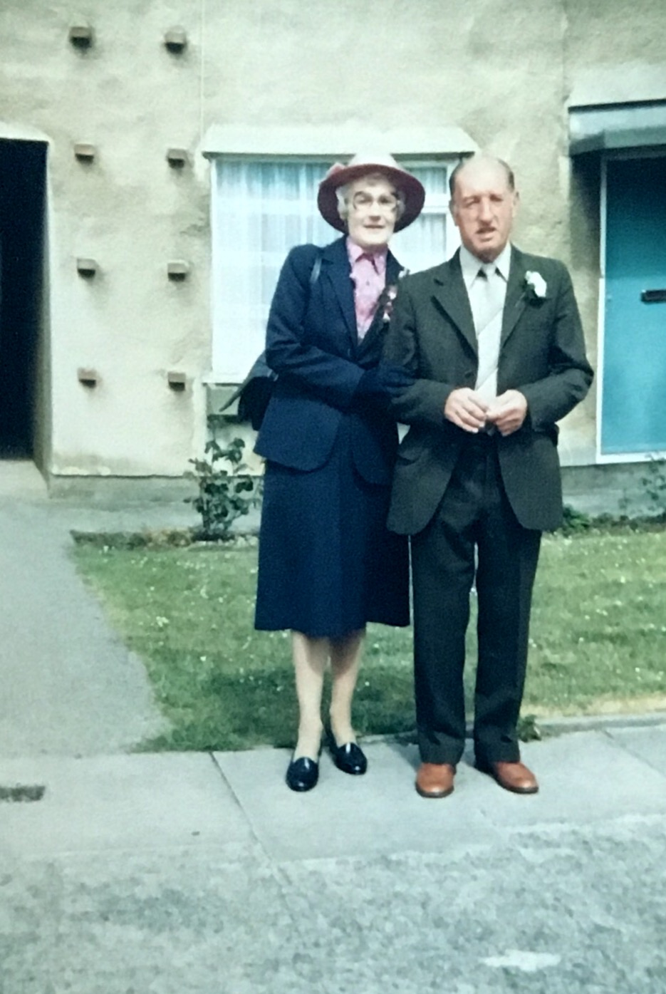 Thelma and Arthur. 28 Williton Crescent. Weston super Mare.