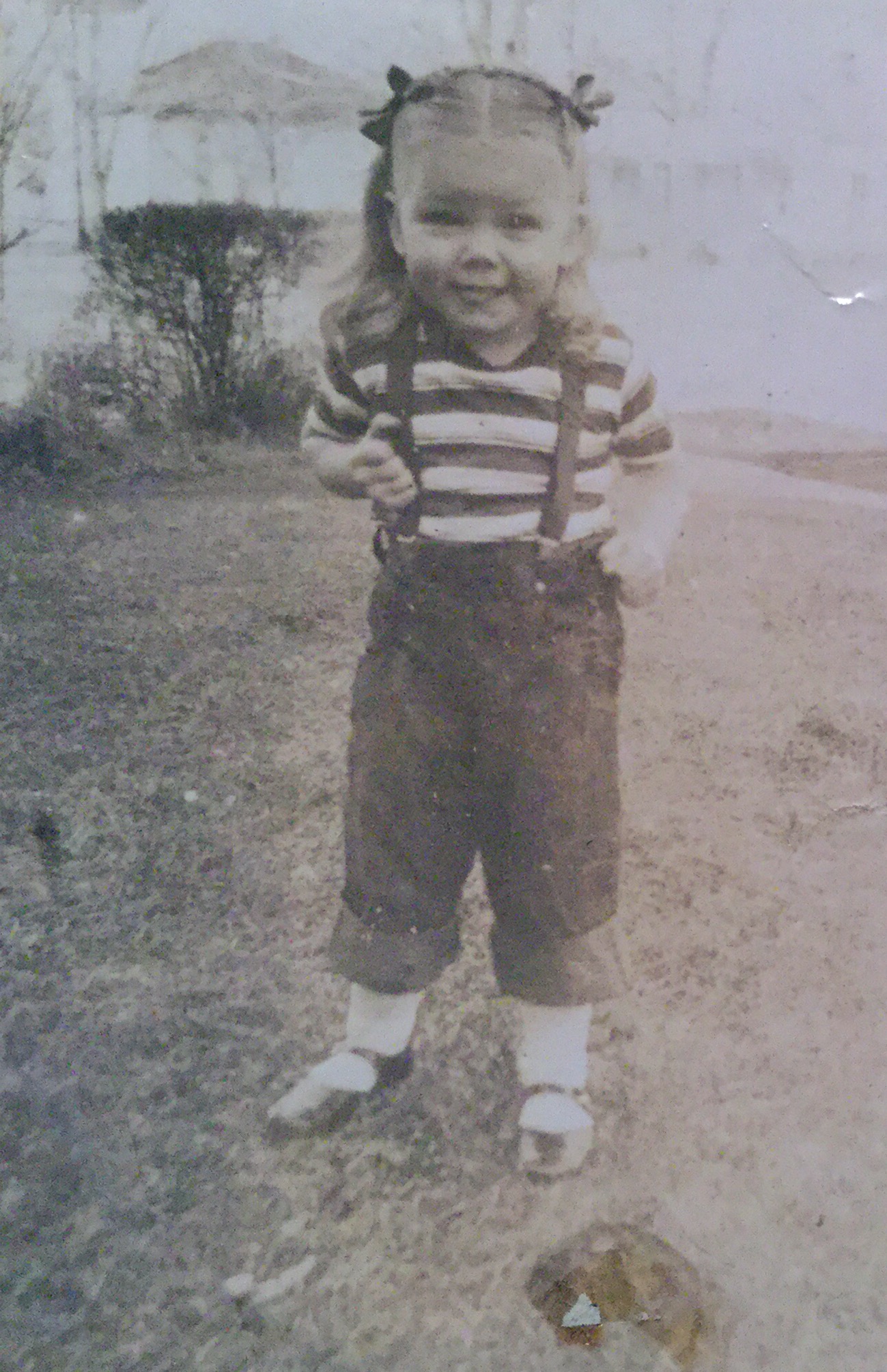 Ready to rumble!  (Me in 1948)