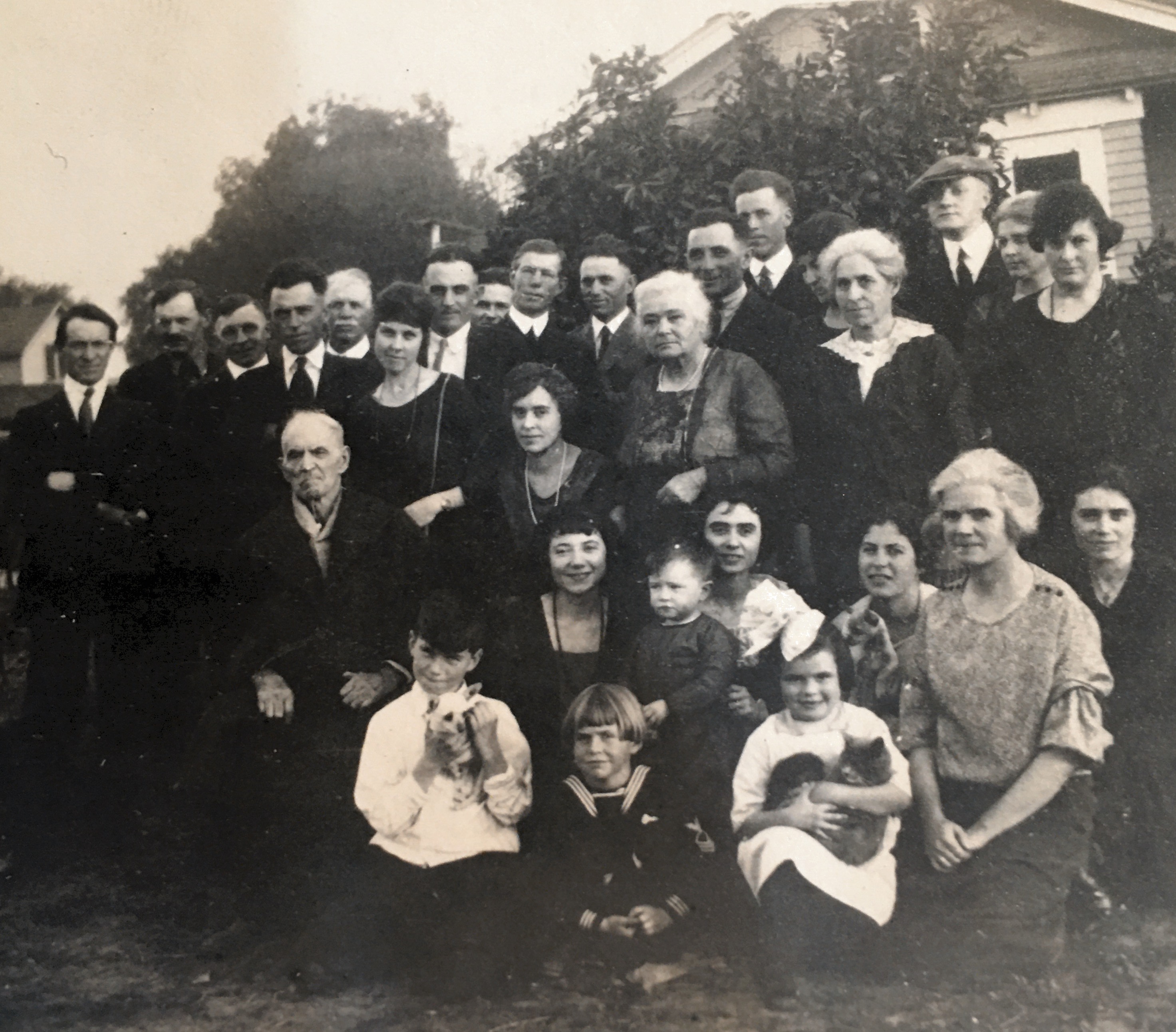 Newton family Christmas 1919
