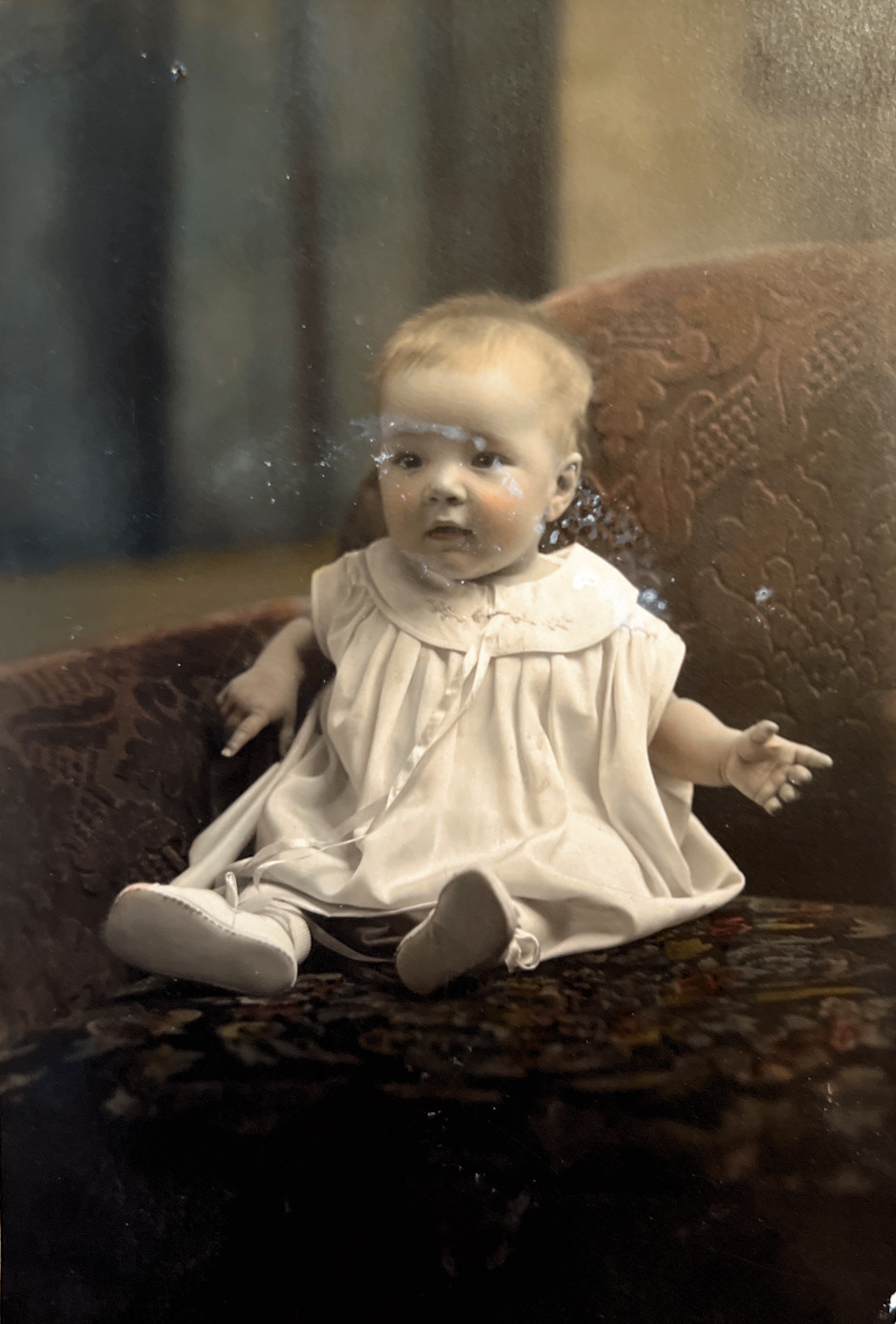 My grandmother at 6 months old - 1931