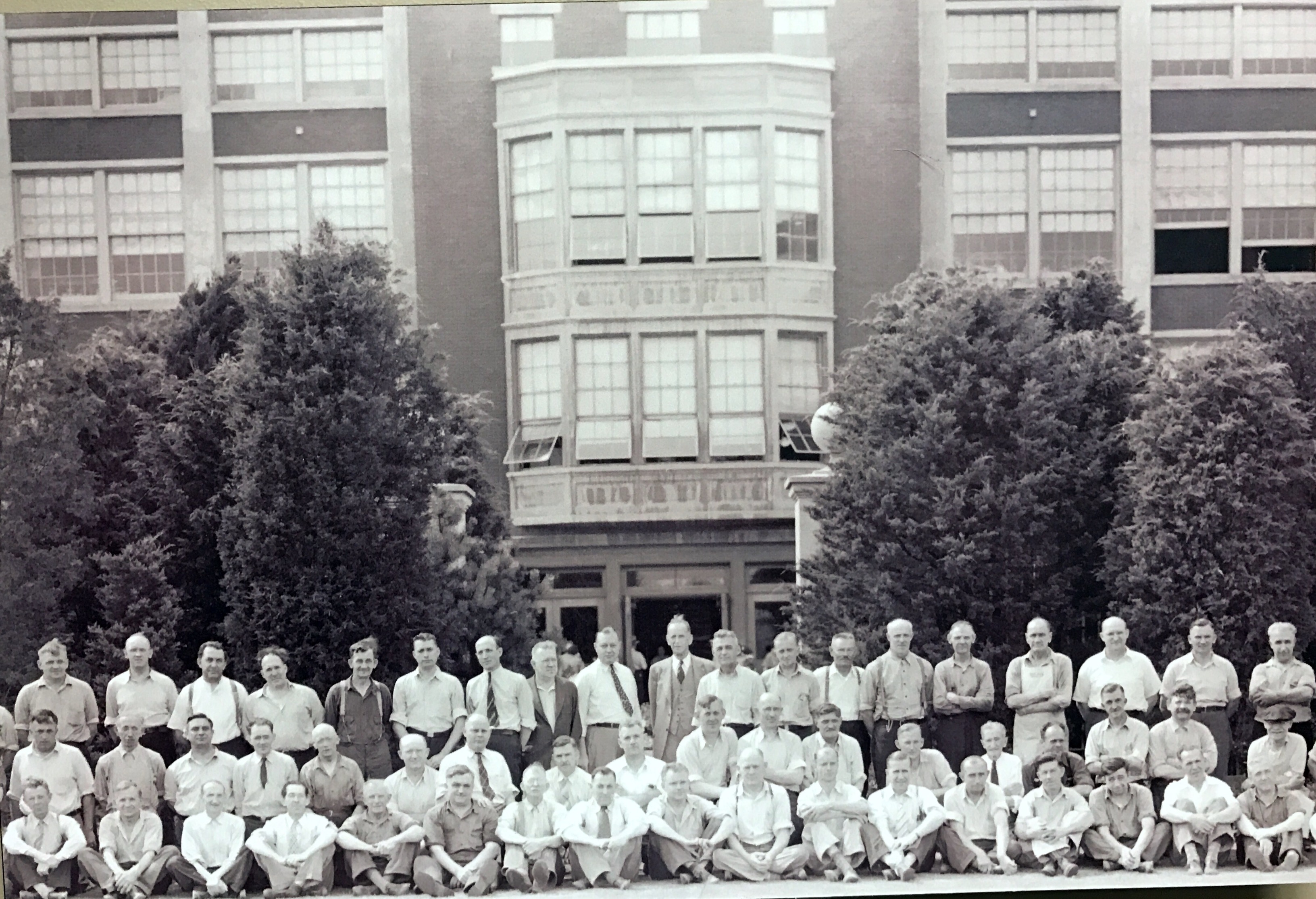 The Wurlitzer Organ manufacturing Plant and some of its employees. Cir. 1940