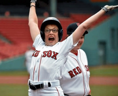 In 2016 the Boston Red Sox started a womens Fantasy Camp. I was one of the original 52 women to participate in this amazing camp in Ft Myers FL. I have been to every camp since. As an add on we play a game at Fenway Park later in the year. This was my reaction in year 2 (2017) when I  hit an RBI single at Fenway. Still one of the most incredible moments of my life.