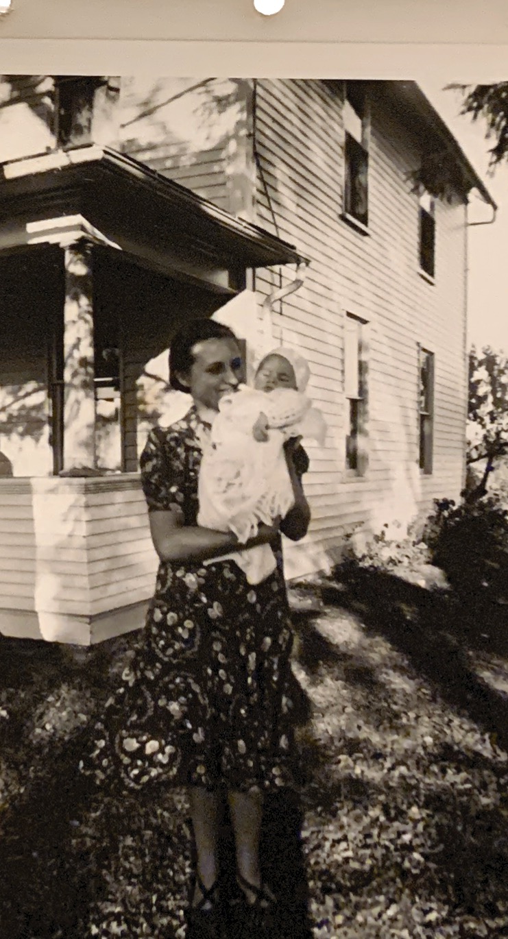 Grandma Patterson & dad (1938)