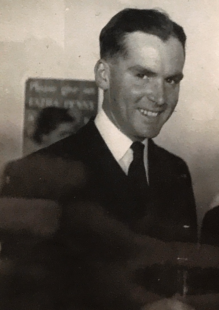 My father, Geoffrey Dale at end of war Circa 1945