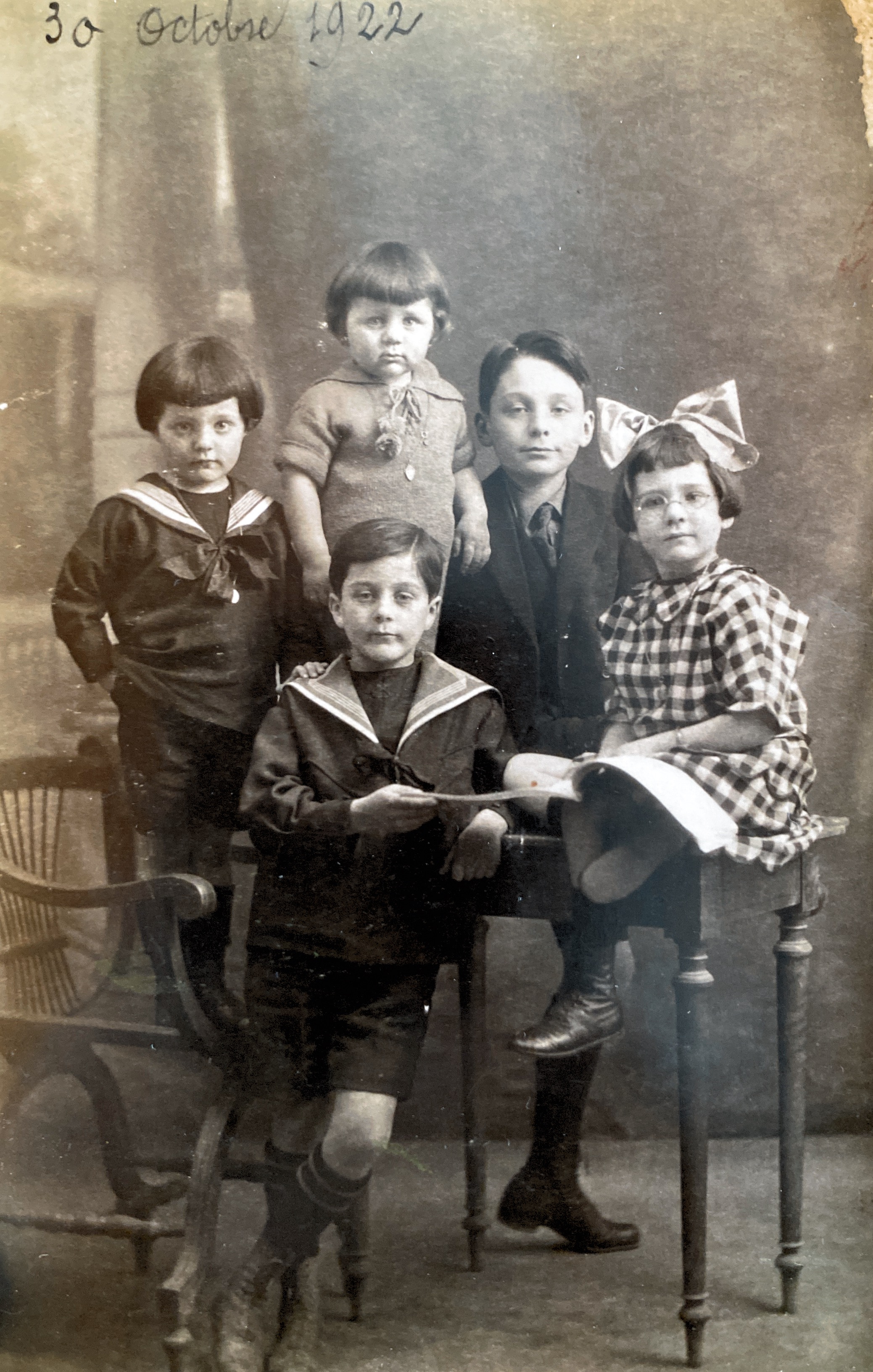 Les enfants Laurent en 1922