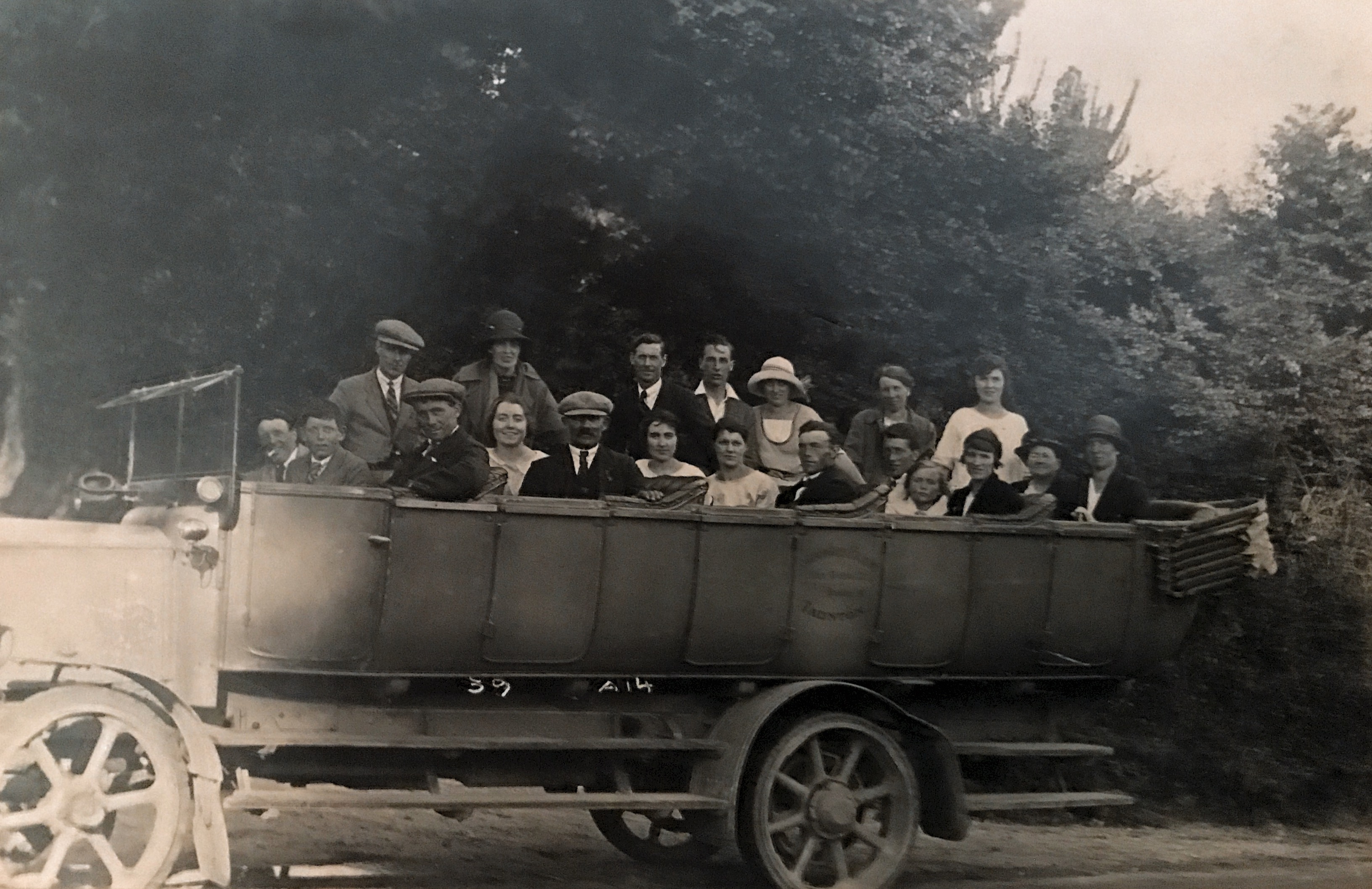 Corfe village outing to Exmouth 1924