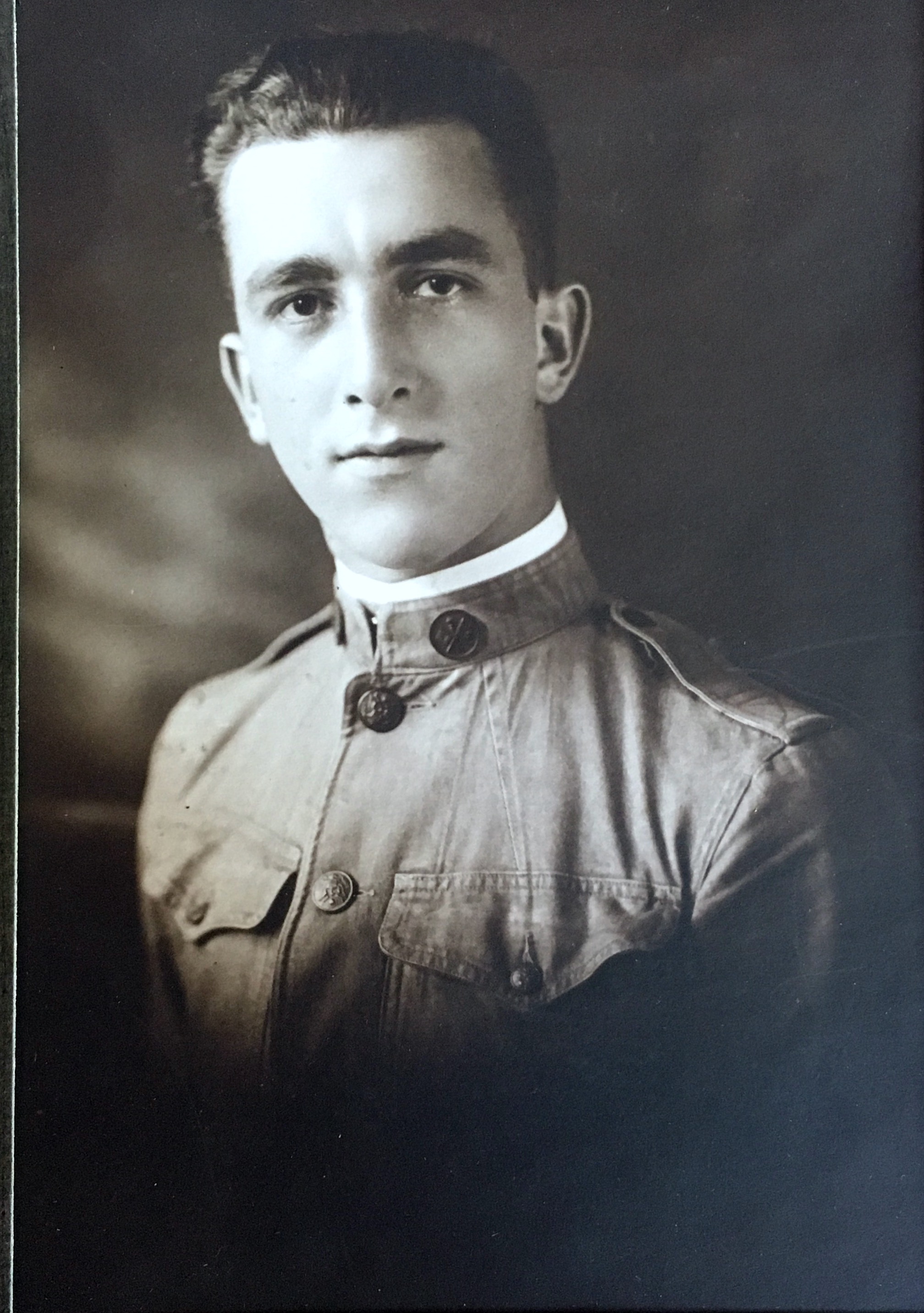 Jack Lait in uniform WWI
Photo processed in Danville, IL
Circa 1917