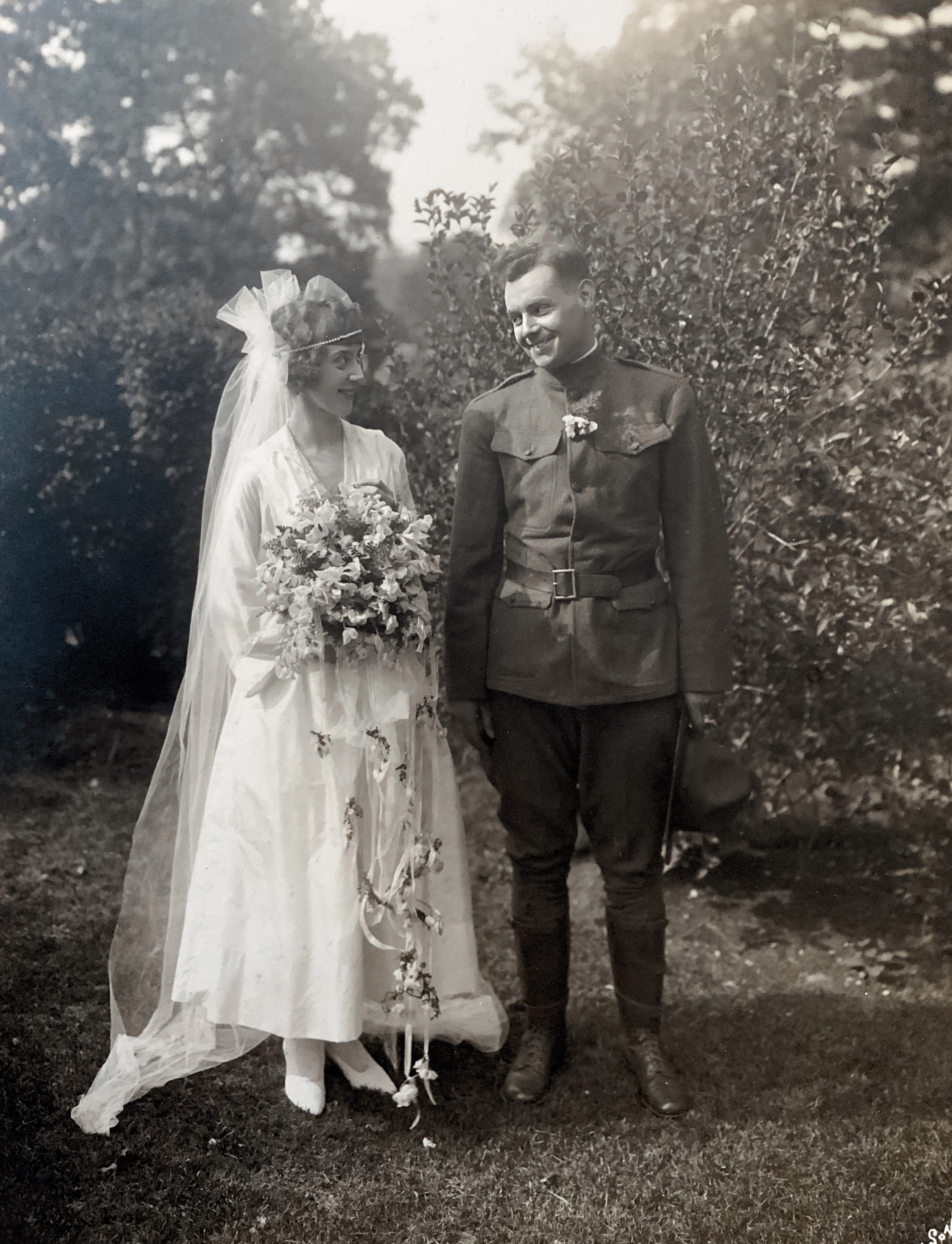 Gram & Homer’s Wedding Day June 14, 1917 16 Bartlett Street, Melrose