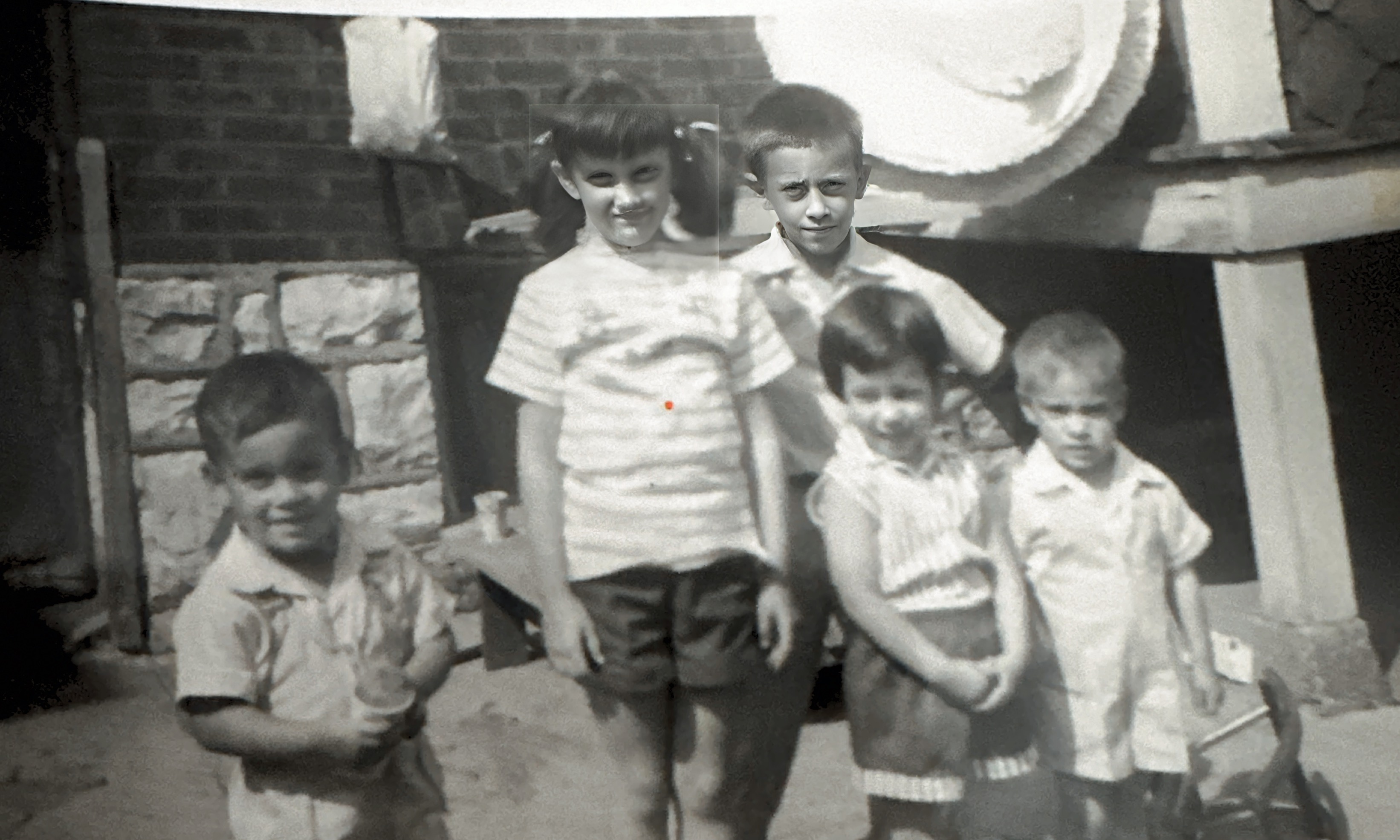 Cousins together in 1956!!