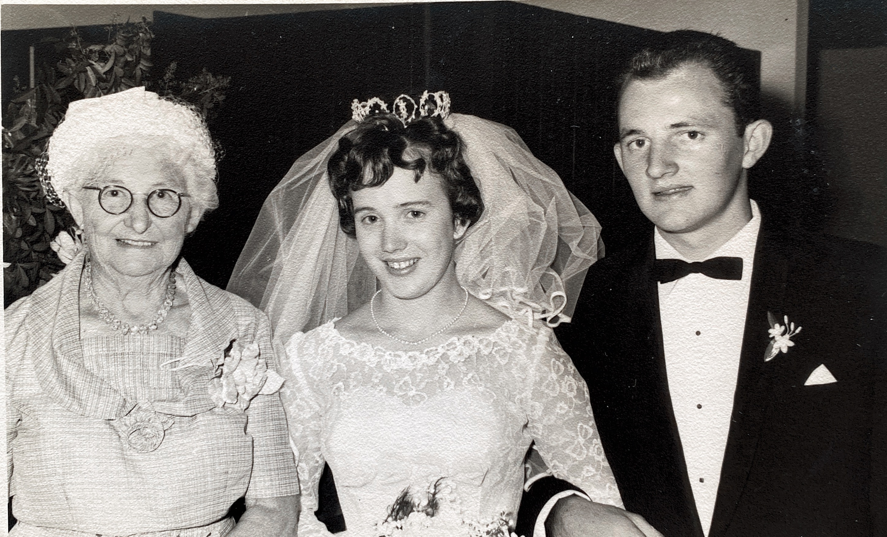 Milton and Janet’s wedding in 1963