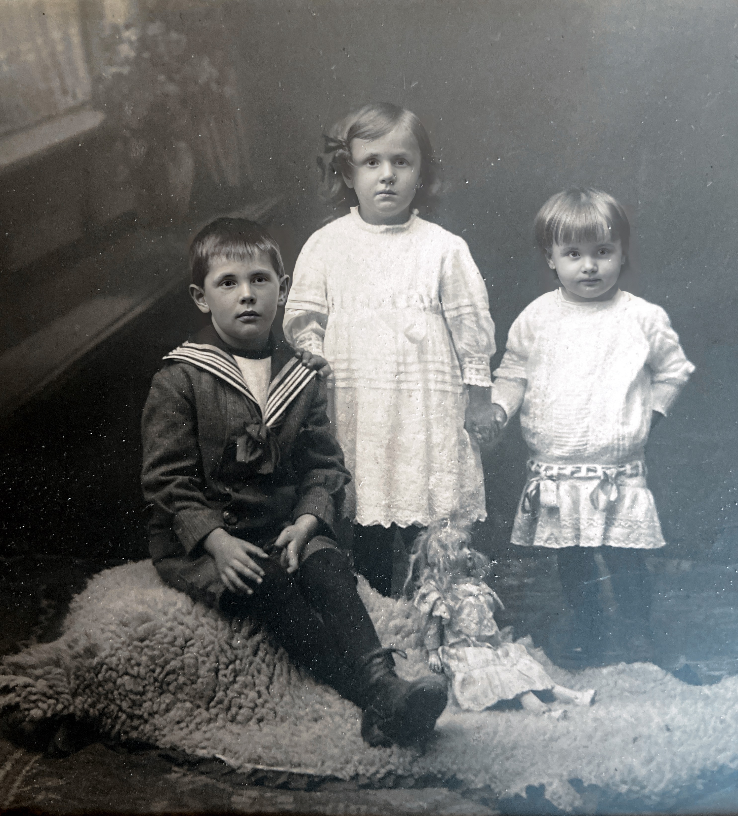 Seppli , Emmi und Pina ça 1916