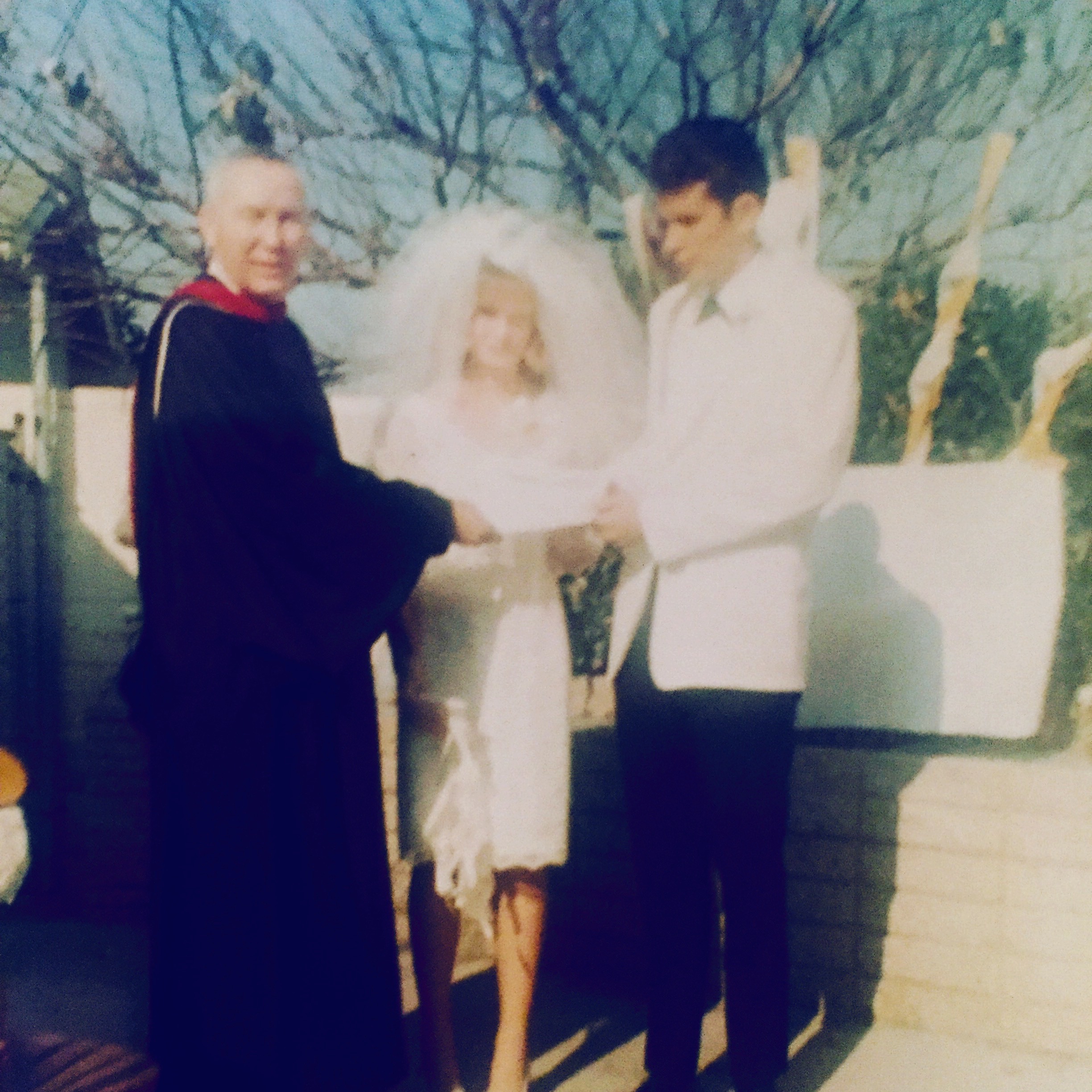 Geneva and Jerry’s wedding day, December 30, 1967