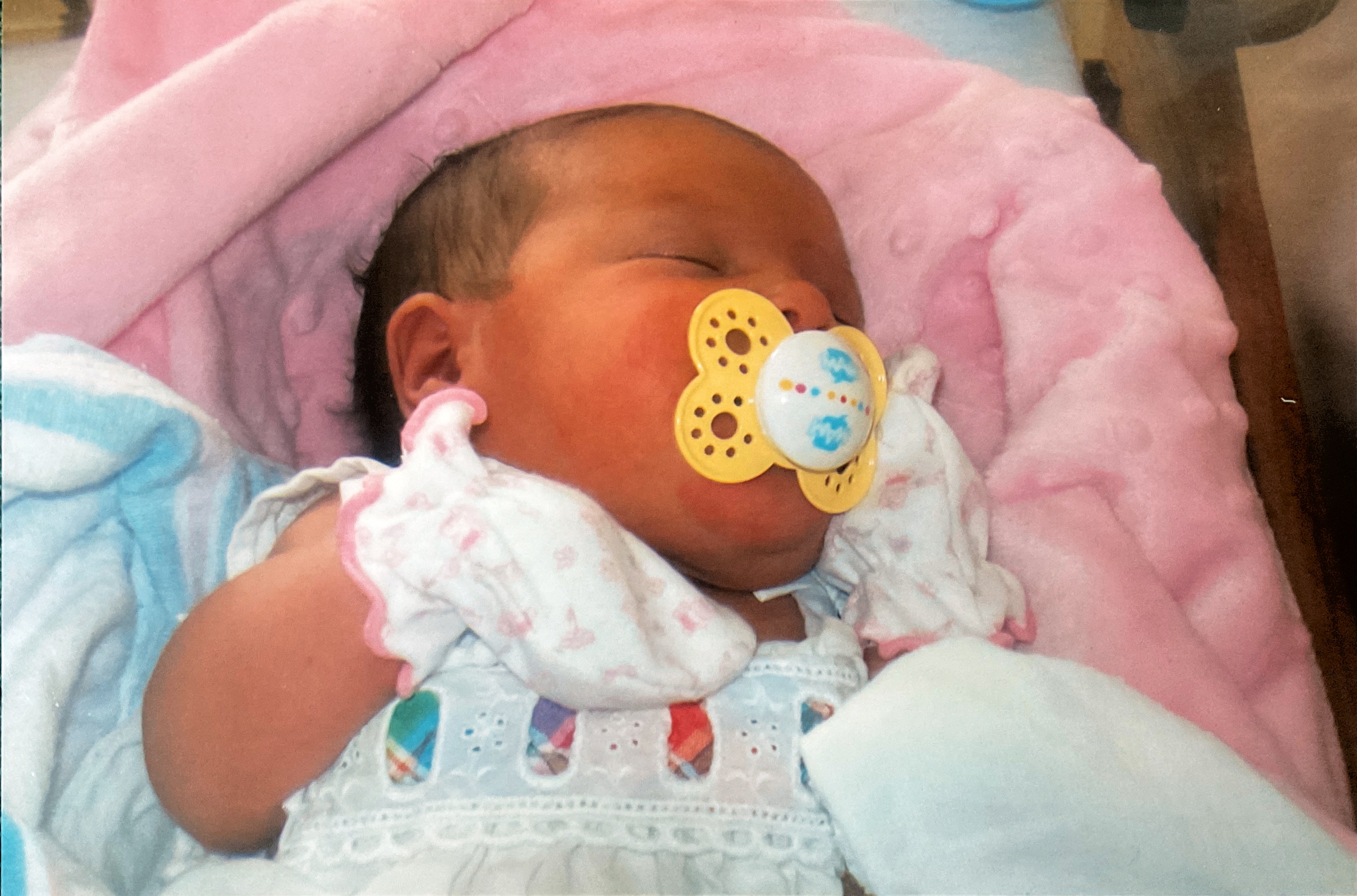 Kadence’s baby photo in hospital born 08/11/2007