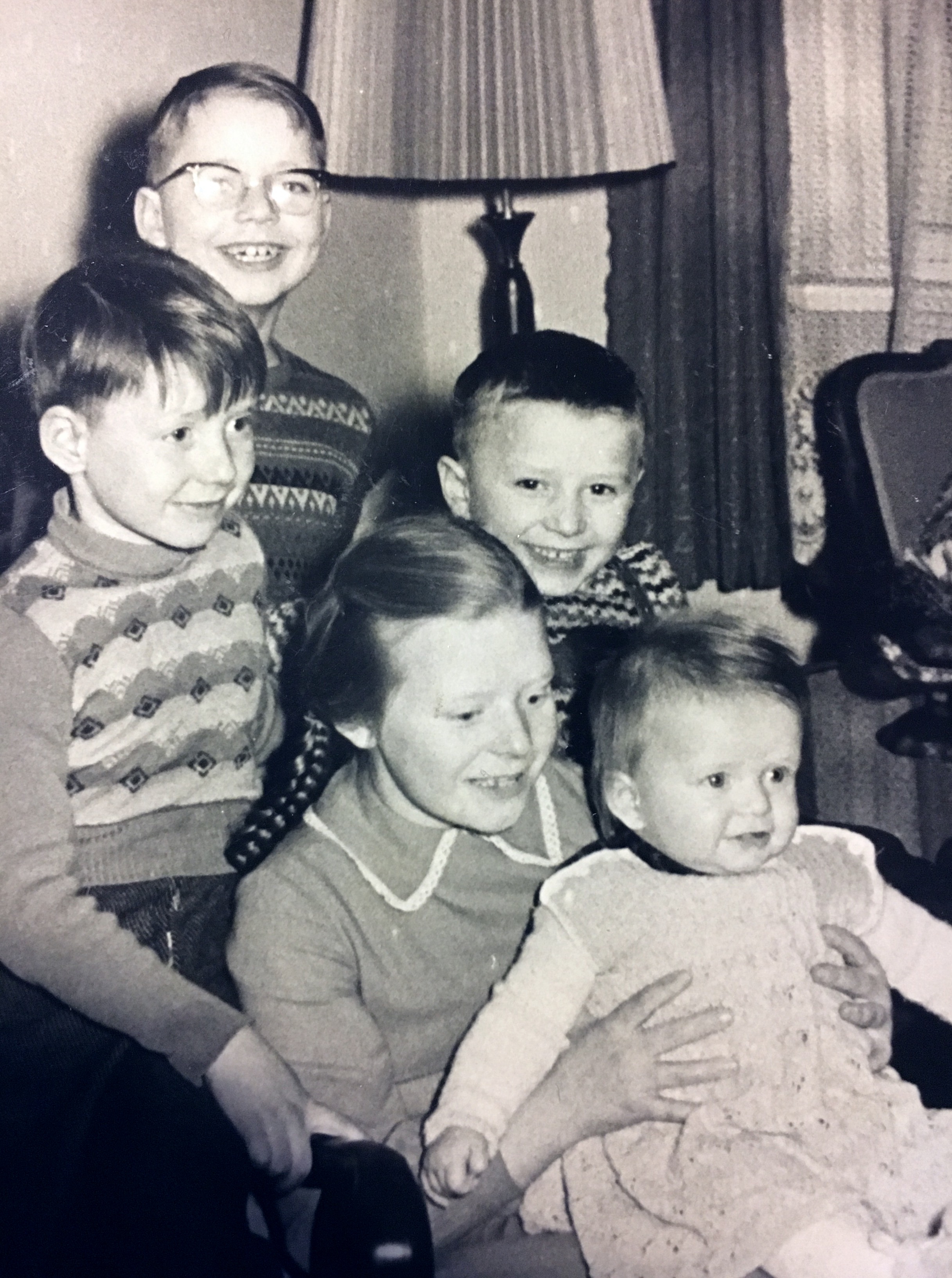 Fünf Kinder der Familie Meckel 1960/61