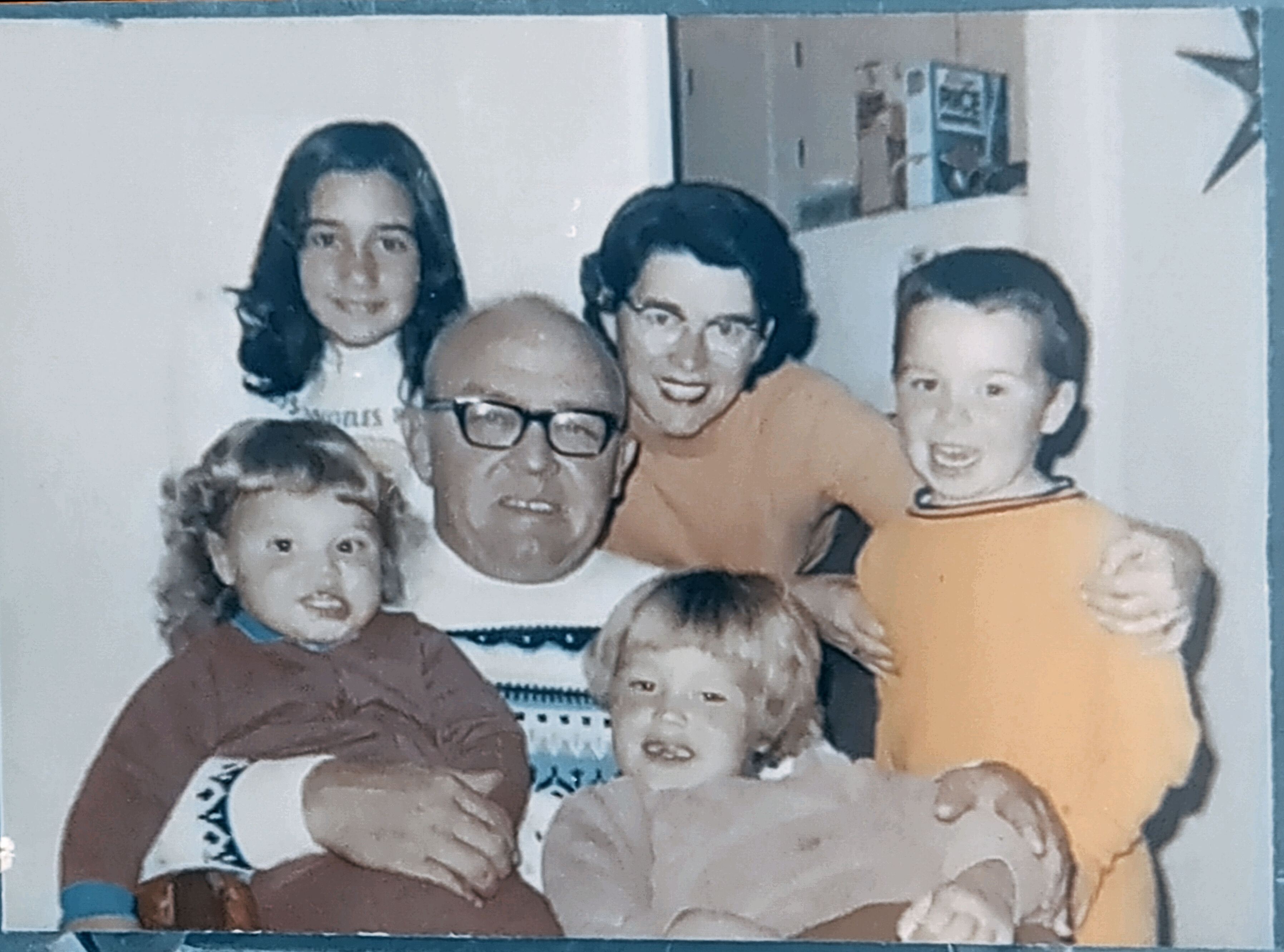 My parents, brother and sisters. We lived in Farmington, New Mexico. This was taken in 1970.
