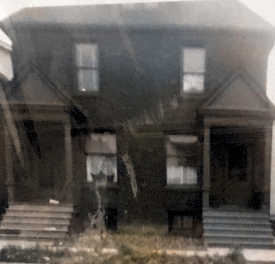 1st home I grew up in - 3357 E. Warren, Detroit, Michigan. With my family