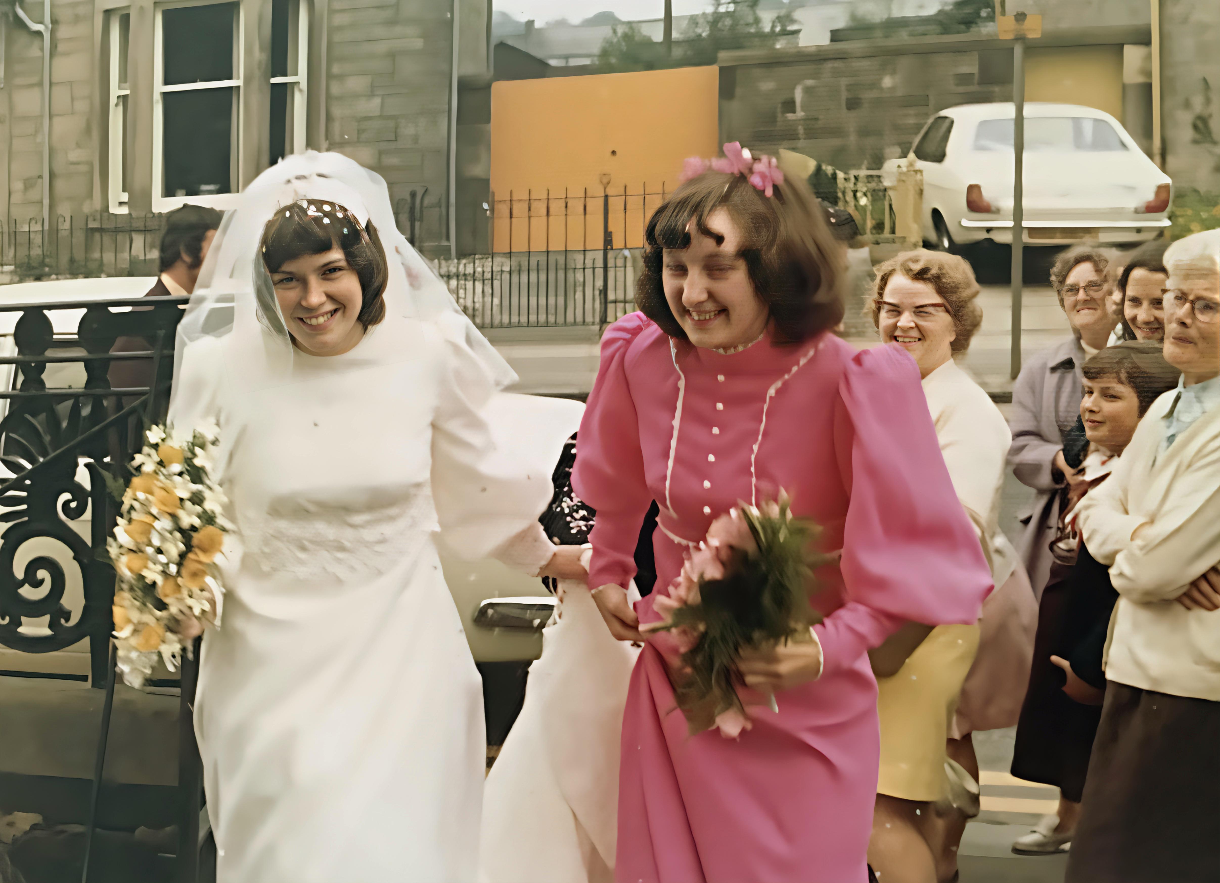 Anne and Bills wedding 1973