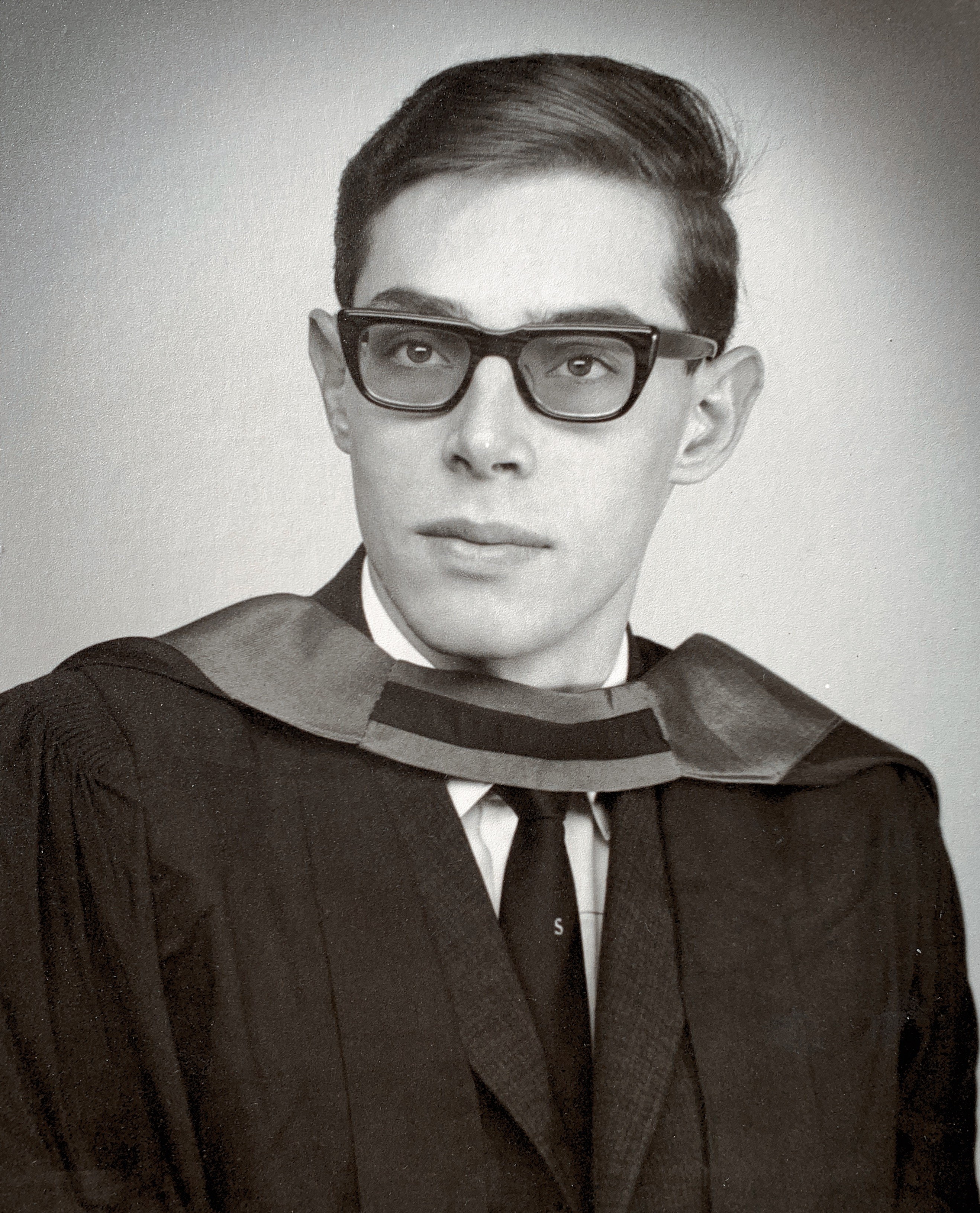 Stan’s graduation from university of the Witwatersrand Faculty of Commerce final year 1965