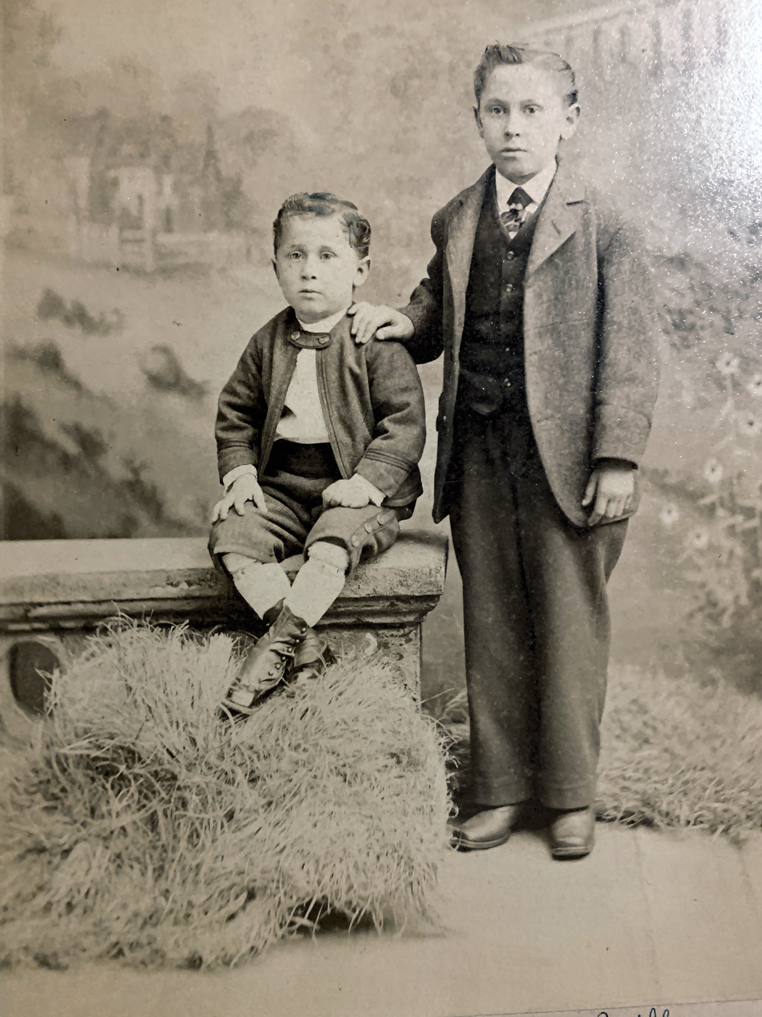 Charles Miller age 4. brother William Miller she 10. Takes 1878
