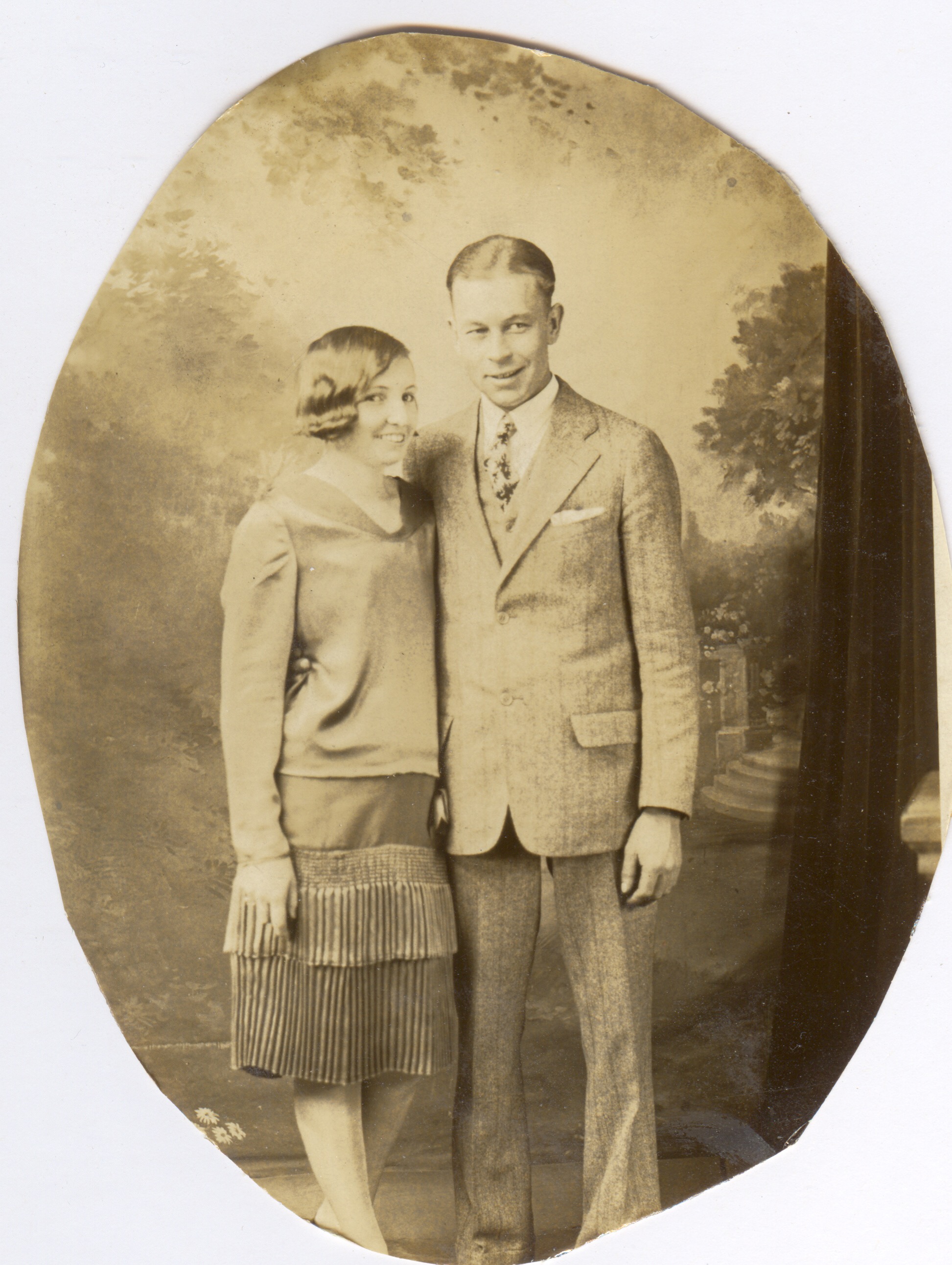 Wedding photo? About 1920.
