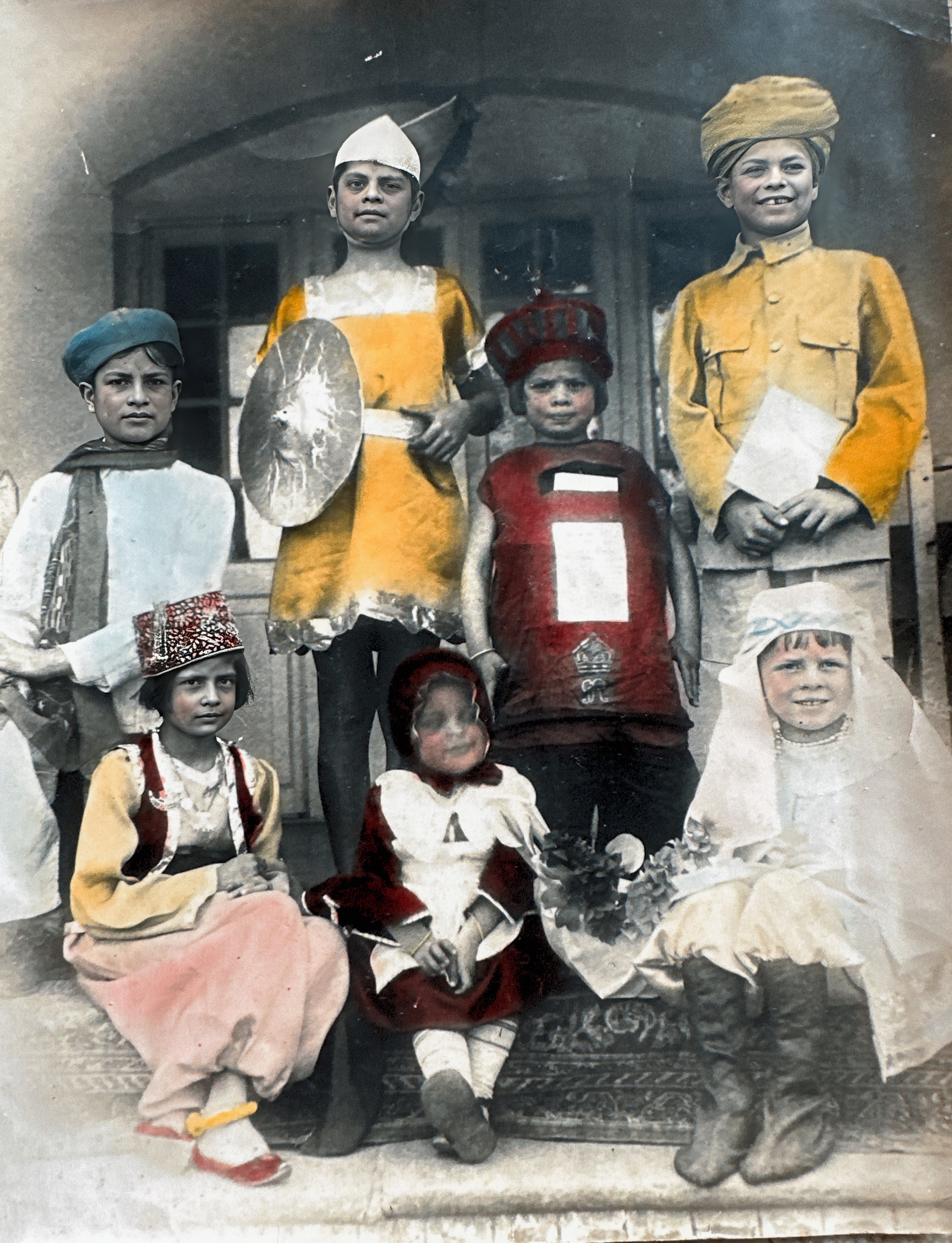 young family fancy dress 1933