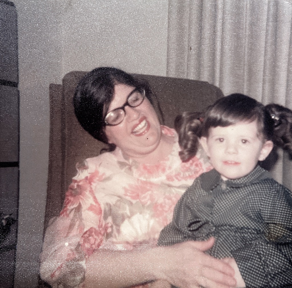 November 1975 Ann and Mom