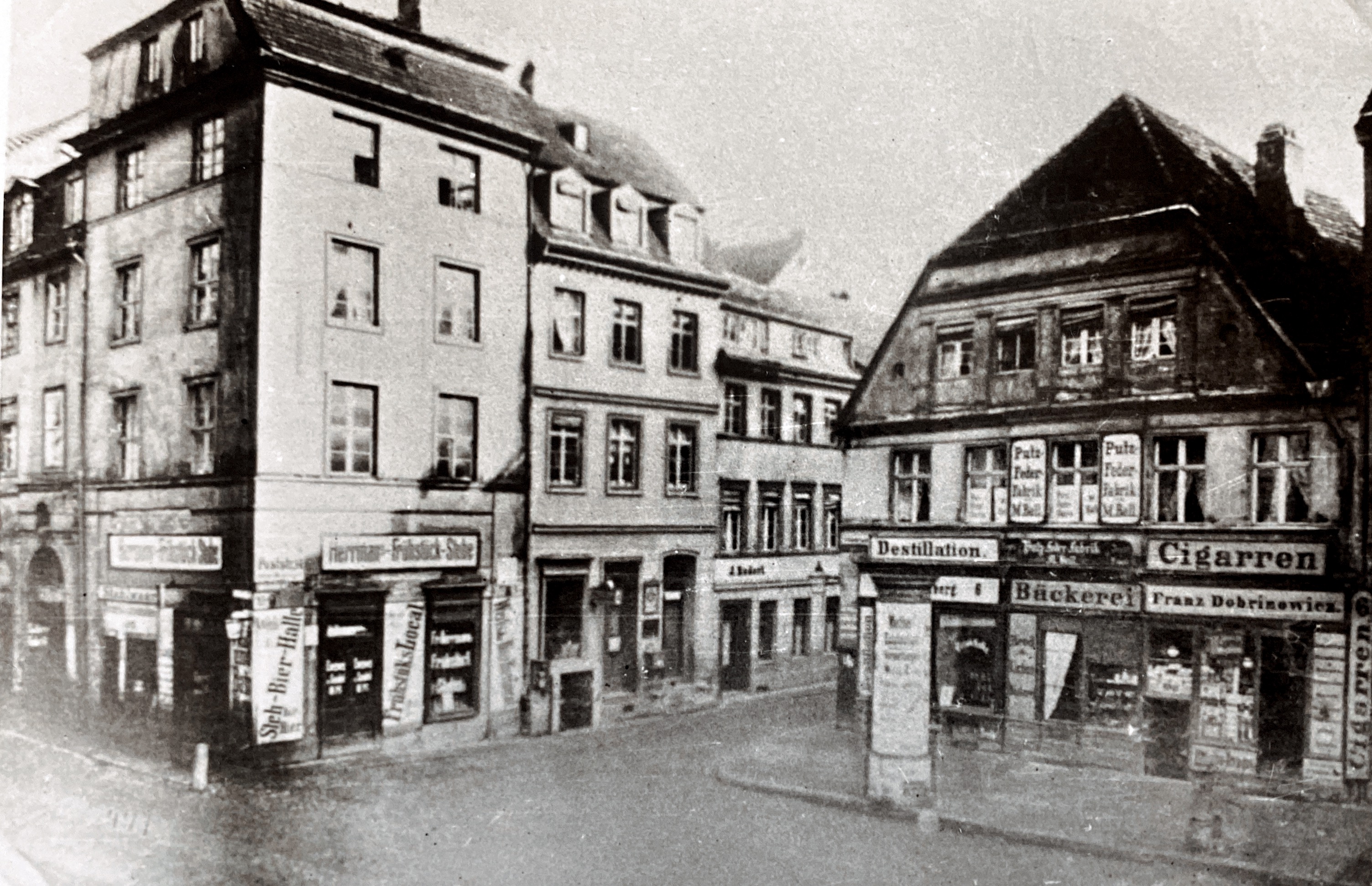 Berlin um 1895, Mühlendamm Ecke Fischerstraße.