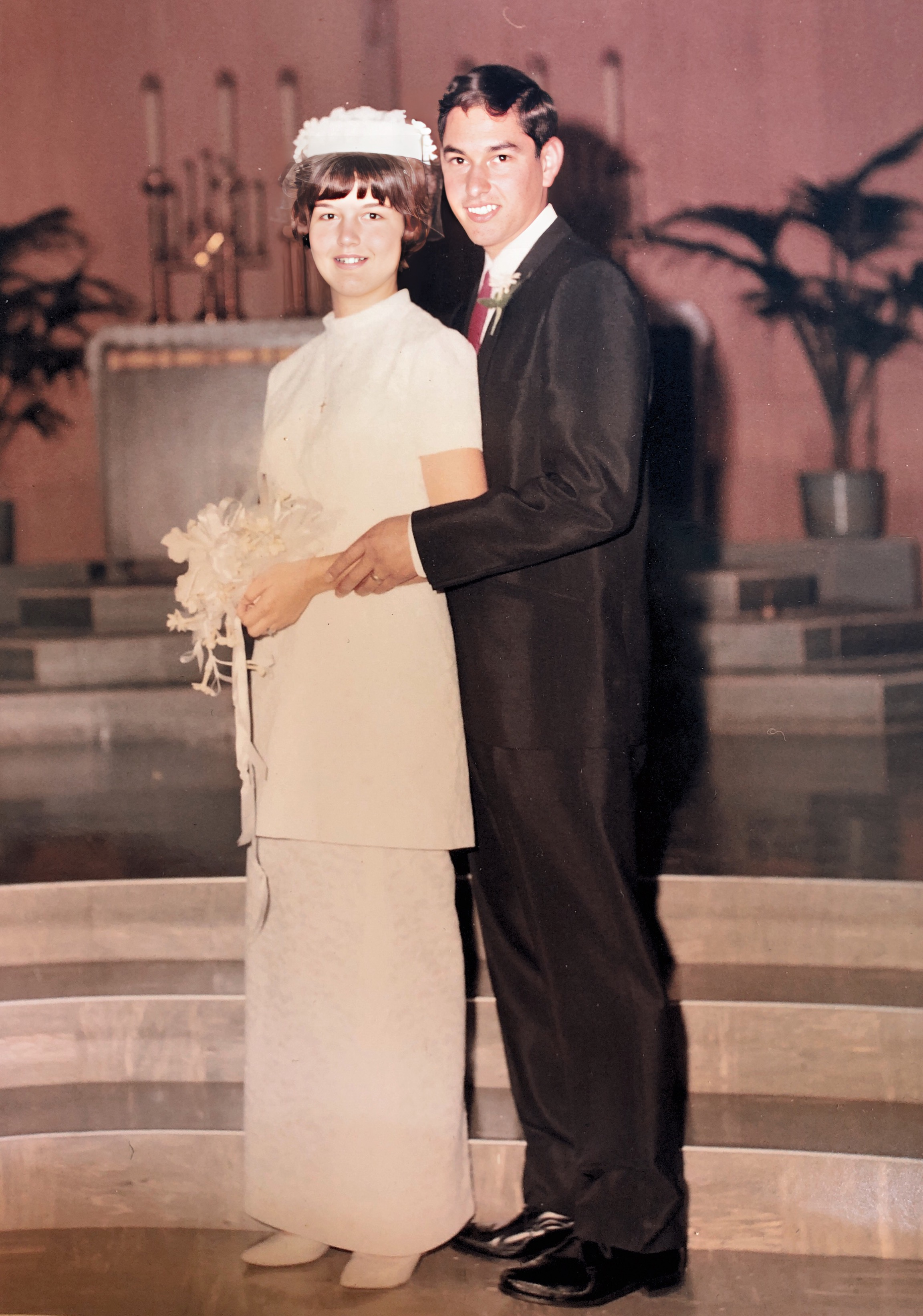 Stephanie and Bob Macchi Feb 18, 1967 St Lucy’s Campbell Ca